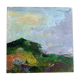 Modern painting - abstract Mediterranean landscape