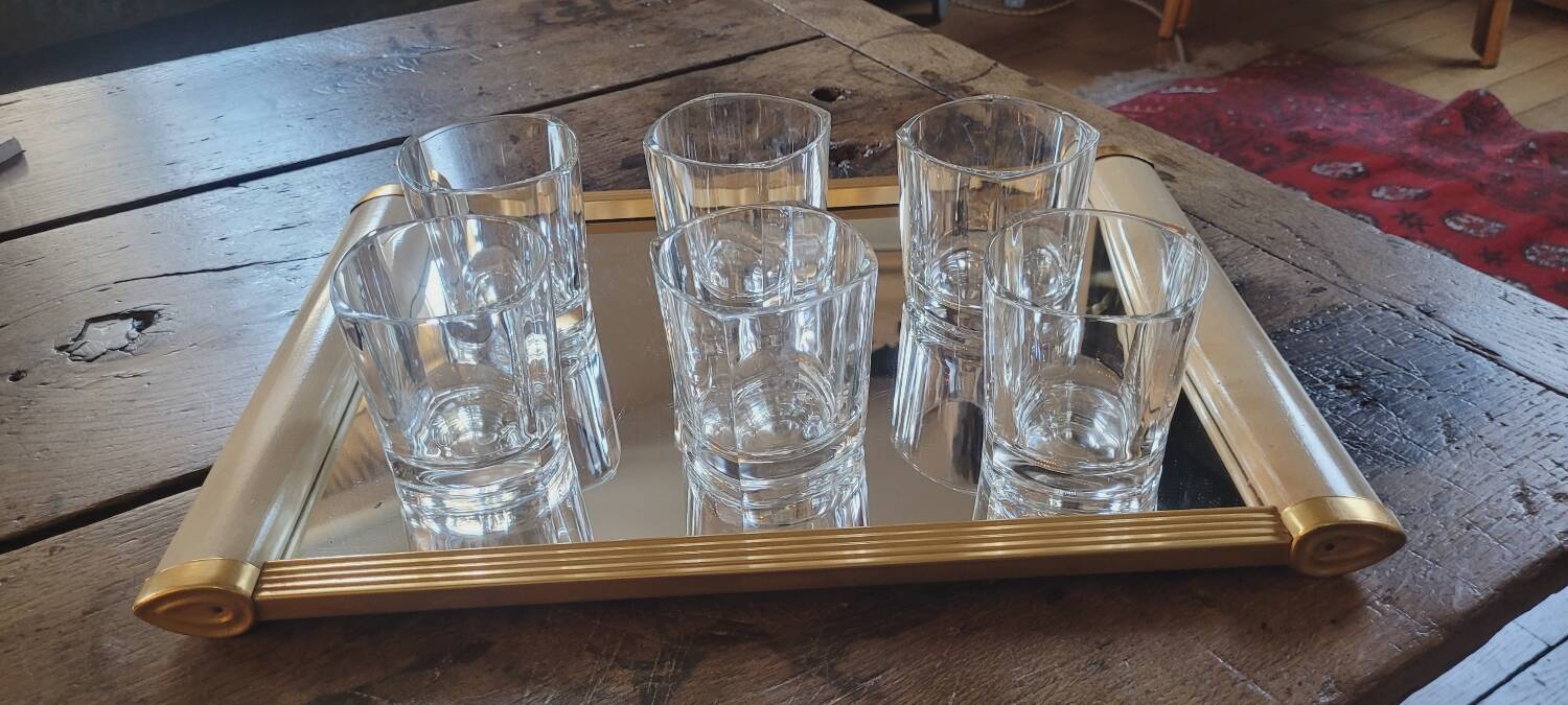 80's whiskey glasses