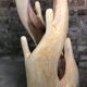 Brutalist coat rack carved in Suar WOOD HT 193 cm