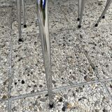 Chairs in formica red foot compass