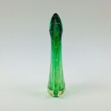 Vase en verre italien Bullicante Murano par Archimede Seguso
