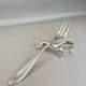 Set of 6 vintage silver metal knife rests - horse motif