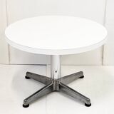 Vintage coffee table 1960 formica aluminium steel chrome dlg eames 60s 1960s