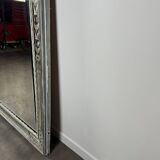 Grand miroir Venitien aux Cygnes, Glace Murano du XIXe siècle biseauté 133