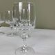 4 crystal glasses