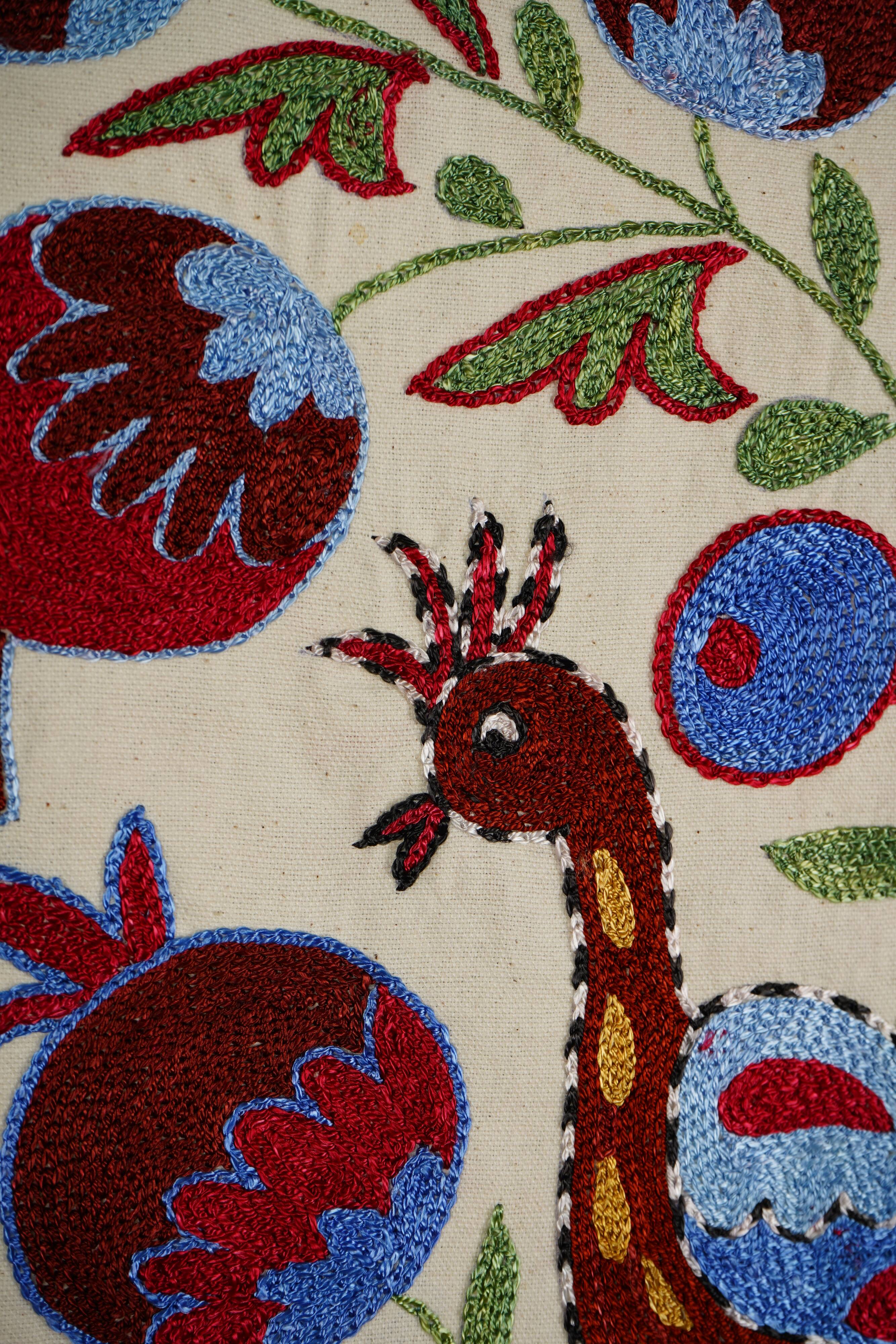 Vintage Turkish rug hand-knotted 50x92cm