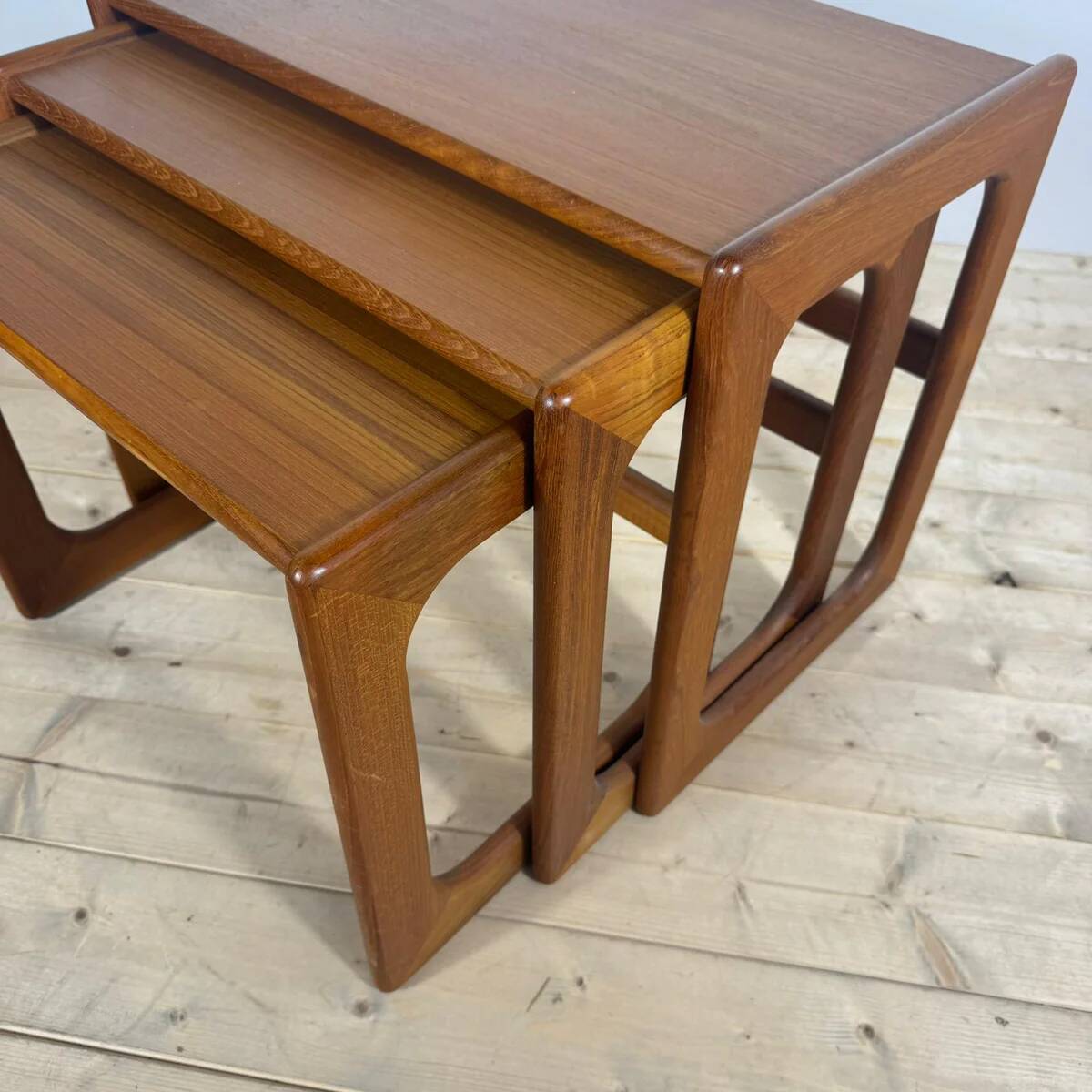 Nesting teak tables, Denmark 1960