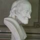 Marble bust, Voltaire after Jean Antoine Houdon, 19th-century copy.