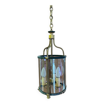 Brass entryway lantern