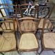 6 chaises en bois courbé d'après Thonet