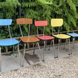 Mismatched formica chairs