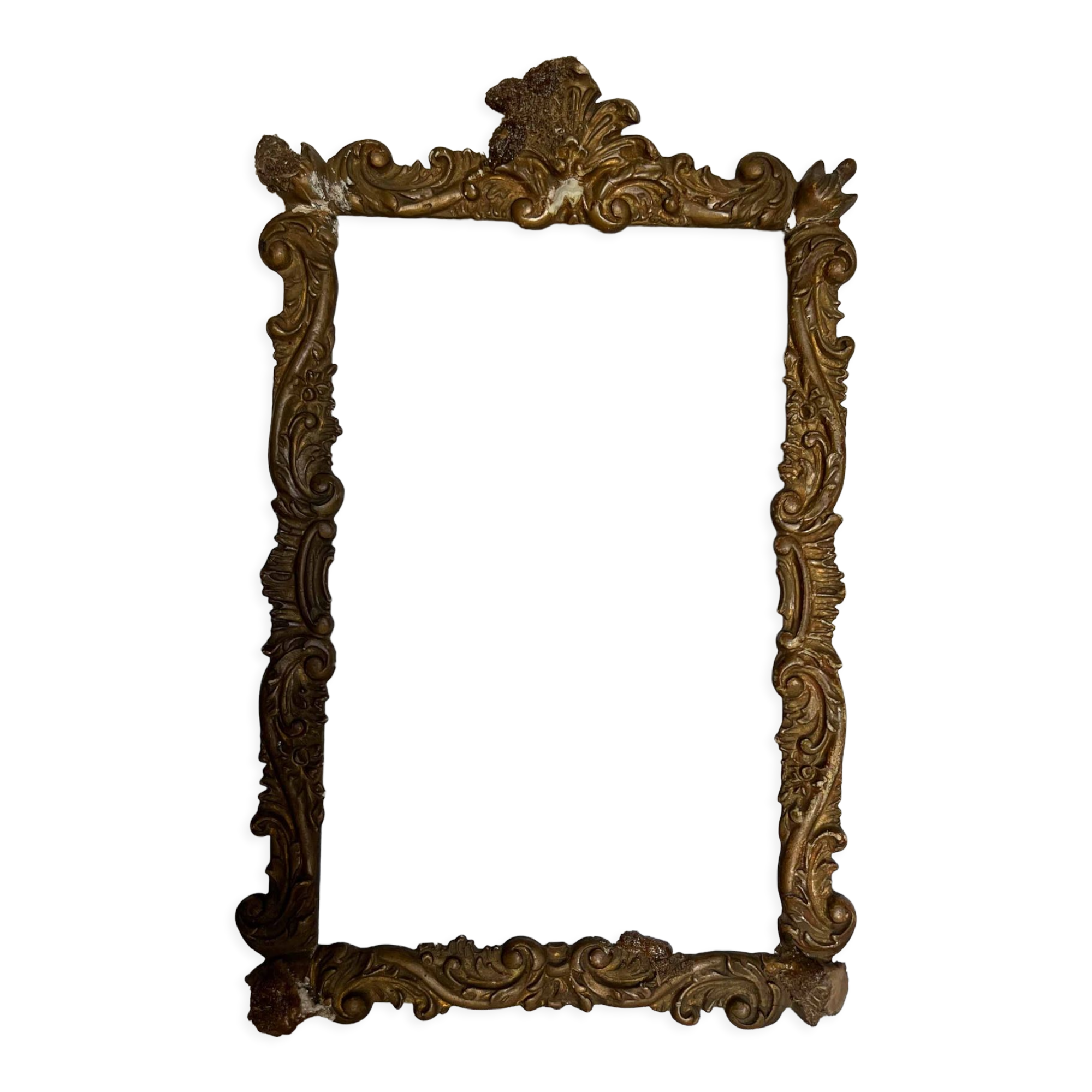 Frame with moldings