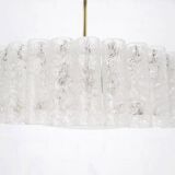 Blown glass ceiling chandelier