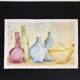 Post-impressionist watercolor, Germany, 1990s