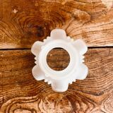 Tulip in frosted glass paste lampshade