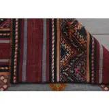 1970s Turkish Hand-Knotted Wool Cotton Purple Area Rug 100x134