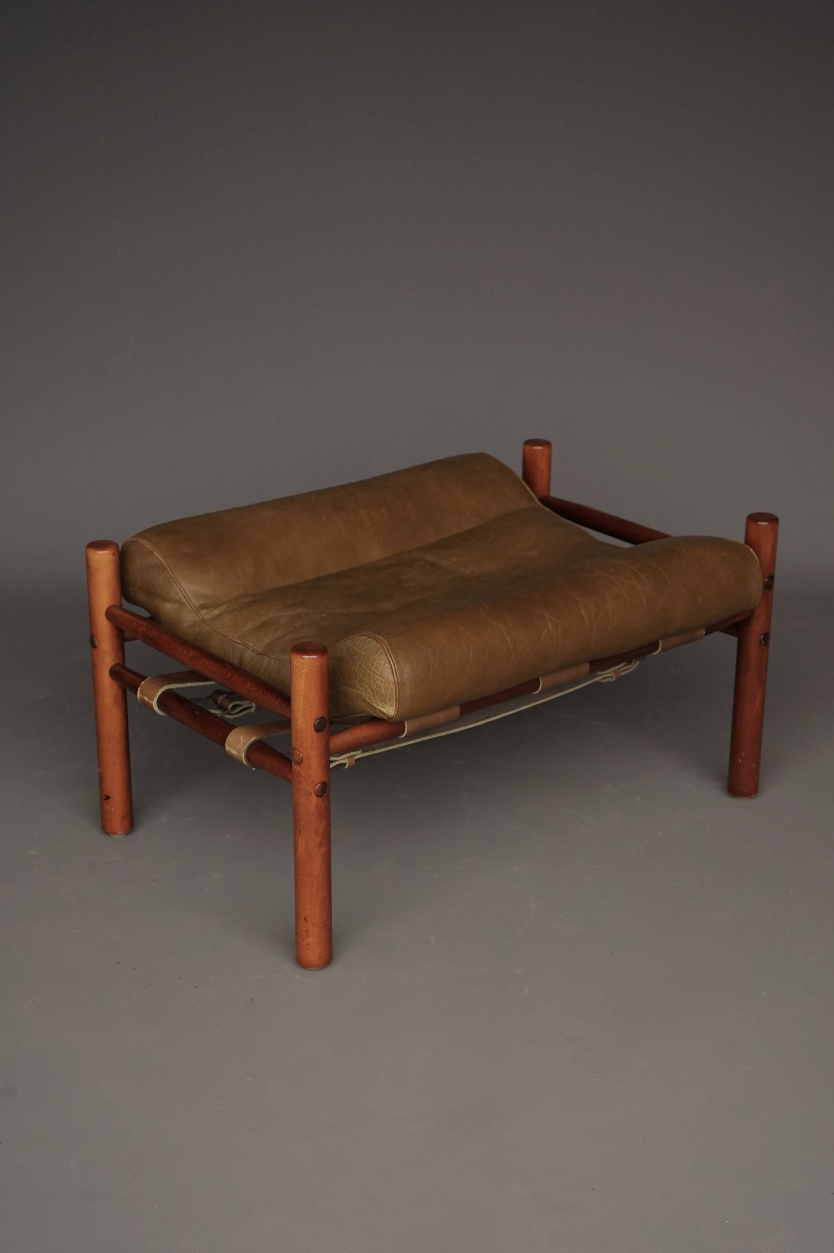 Inca Footstool Ottoman by Arne Norell for Arne Norell AB