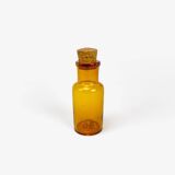 4 Amber Glass Apothecary Jars