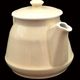 Vintage cream ceramic teapot – Authentic charm & chic country decor