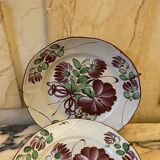 Pair of earthenware dishes