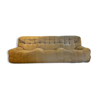 Three-seat Kashima sofa by Michel Ducaroy for Ligne Roset 1970