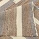 8x10 Brown Beige Rug For Living Room Kilim Rug, 226x306Cm