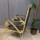 Vintage wrought-iron sofa lounge & 2 seat chairs