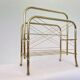 1980s gold-coloured metal magazines/newspaper stand