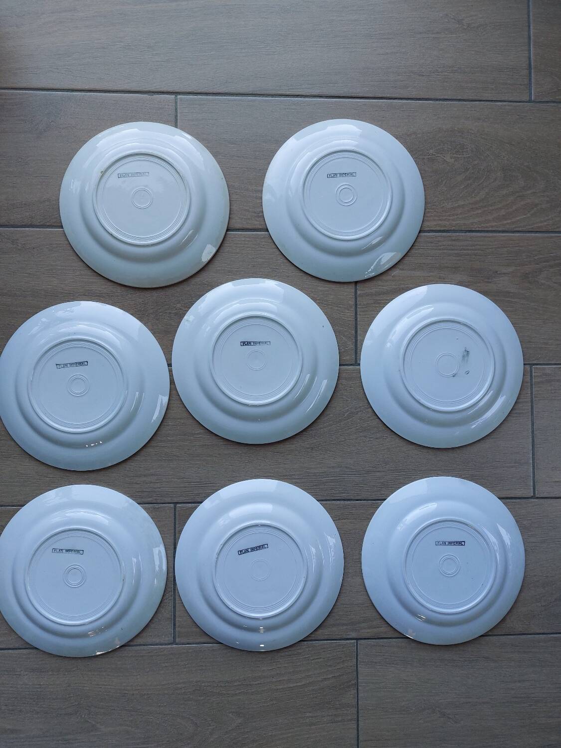 Imperial Flan Dessert Plate