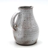 Stoneware pitcher by Jeanne and Norbert Pierlot, Ratilly, 1960s