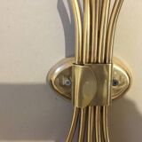 Brass wall light