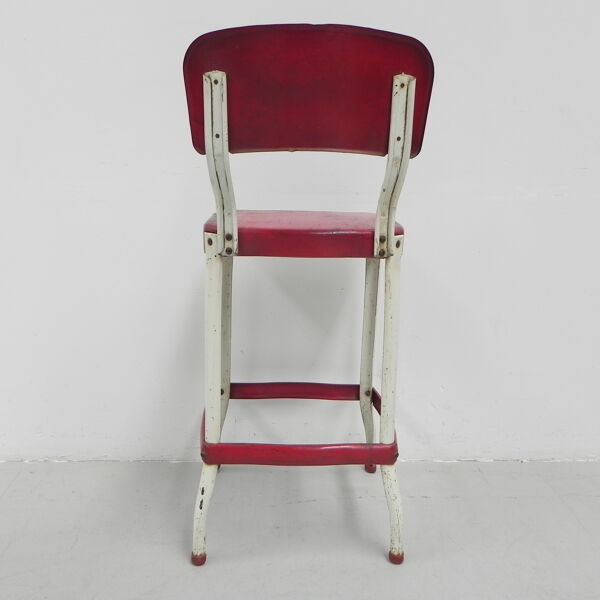 Tabouret de bar industriel en acier, tabouret, Cosco