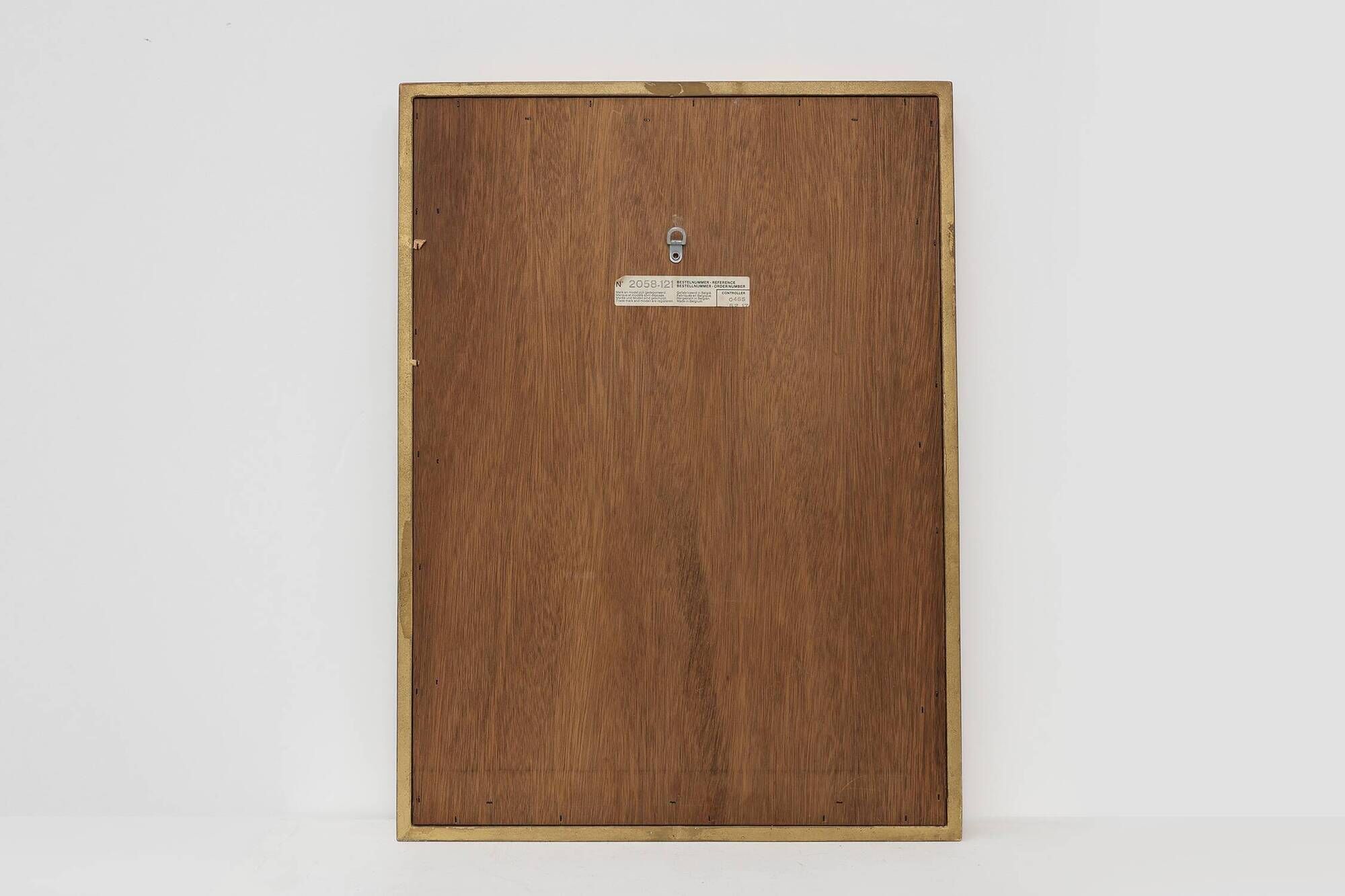 Mid‑Century Modern Gilt Mirror by Deknudt, Belgium, 1970s