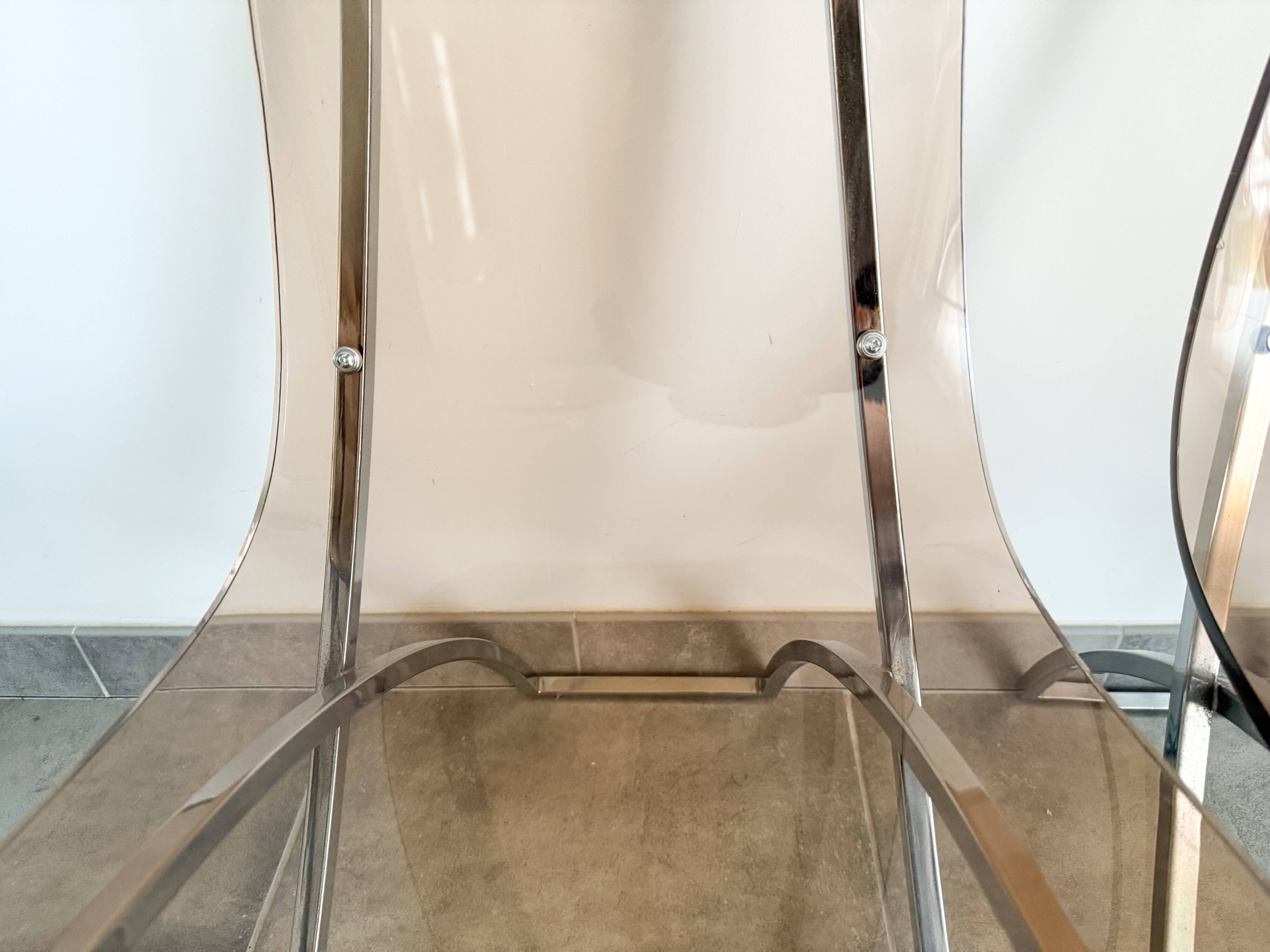 Suite de 6 chaises CH4 d'Edmond Vernassa  , circa 1970'