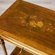 Antique Sewing Table with Inlaid Top, 1890s