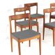 Set of 6 Arne Vodder for Vamo Møbelfabrik chairs -danish design in teak