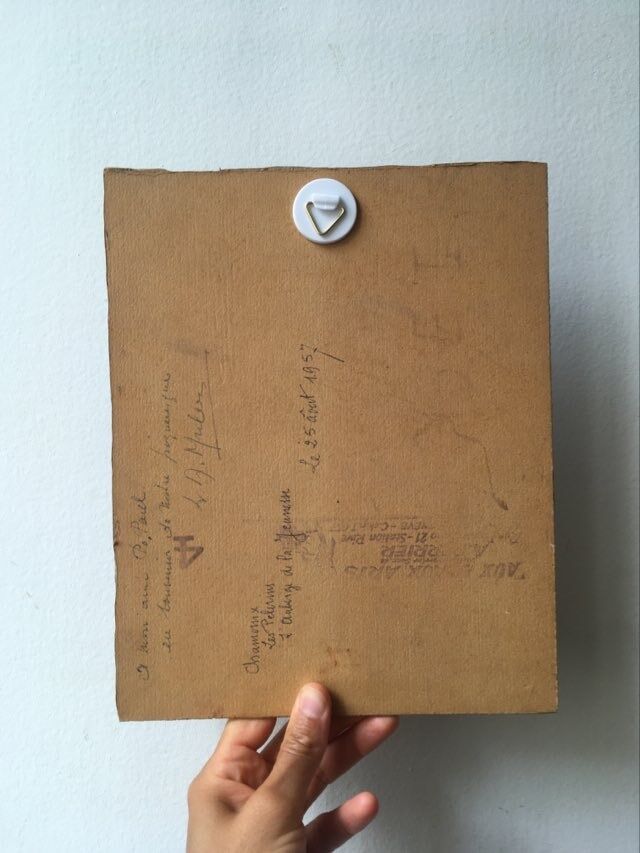 Oil Mountain Landscape 50s