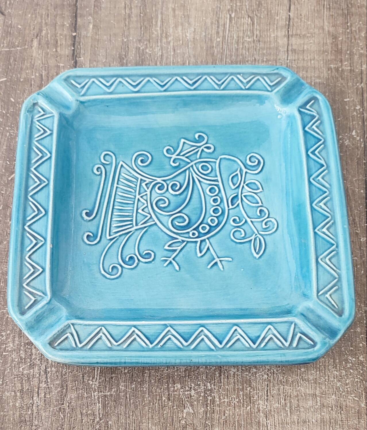 Ceramic pocket emptier signed FARCI G. Vallauris 60s