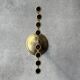 9-branch candlestick (Hanoukia) in brass.