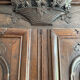 Carved plant armoire