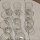 Set of water and wine glasses