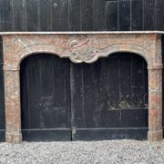 Regency fireplace in Rance marble, 18th century