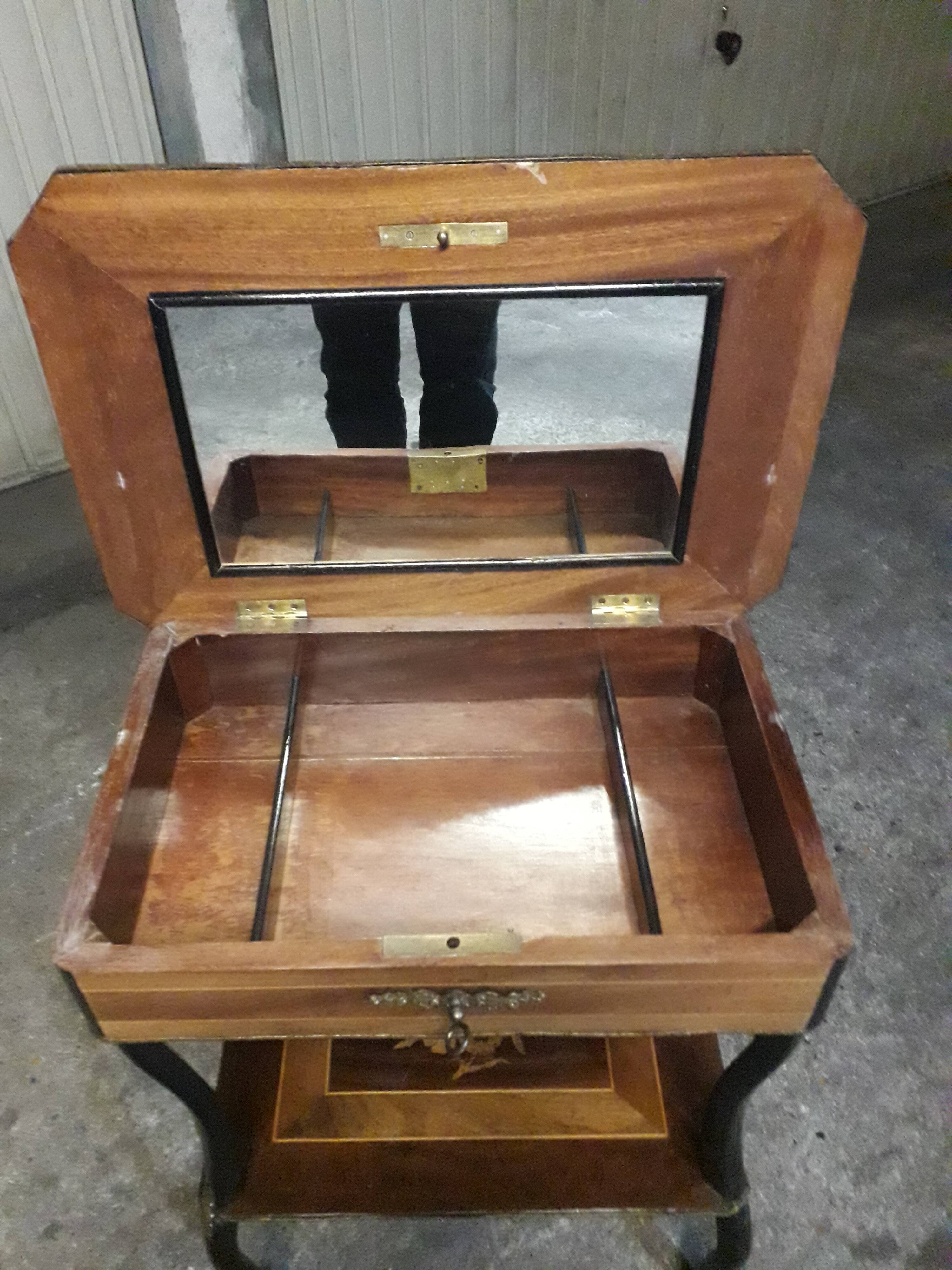 19th sawwood marquetry worker