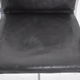 Black leather chairs with soft padding by Charles & Ray Eames for ICF, 1970s, set of 2