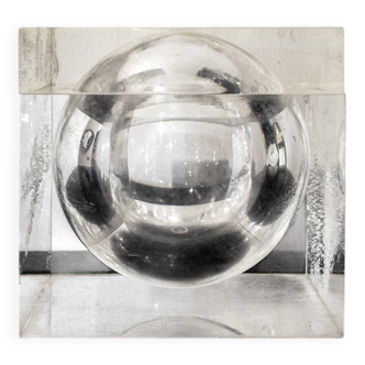 Secchiello pour le ghiaccio en lucite d'Alessandro Albrizzi Anni '70