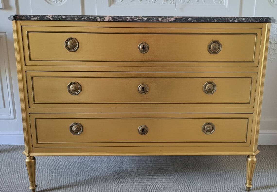 Louis XVI style chest of drawers