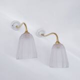 Antique art deco wall lights