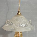 Pendant lamp glacier Ezan art deco 1930
