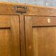 Vintage Parisian cabinet in small model oak