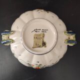 Old Rouen earthenware empty pocket cup